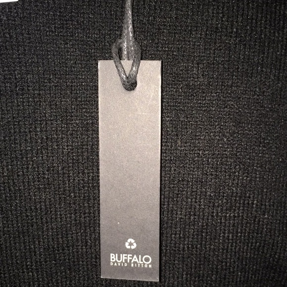 Buffalo David Bitton Ronda Metal Pullover Black Sweater Size Small - Picture 8 of 13